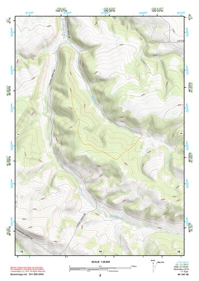 46109NE Page 2 Big Snowy Mountains Topo Preview 1
