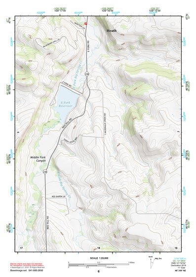 46109NE Page 6 Big Snowy Mountains Topo Preview 1