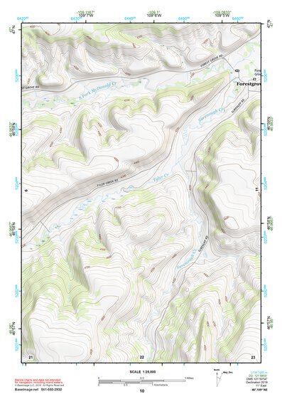 46109NE Page 10 Big Snowy Mountains Topo Preview 1