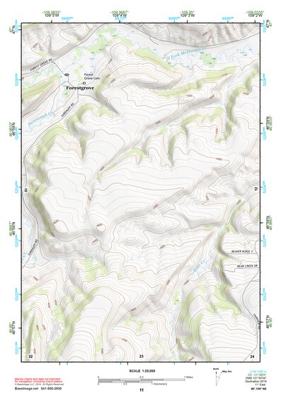 46109NE Page 11 Big Snowy Mountains Topo Preview 1