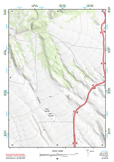 46109NE Page 80 Big Snowy Mountains Topo Preview 1