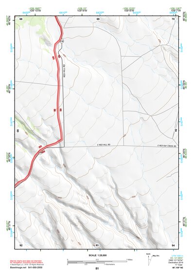 46109NE Page 81 Big Snowy Mountains Topo Preview 1