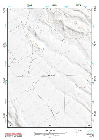 46109NE Page 82 Big Snowy Mountains Topo Preview 1
