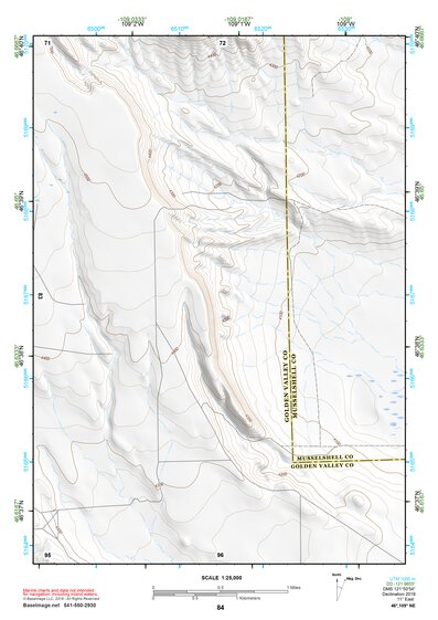 46109NE Page 84 Big Snowy Mountains Topo Preview 1