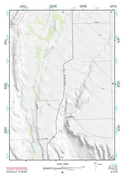 46109NE Page 85 Big Snowy Mountains Topo Preview 1