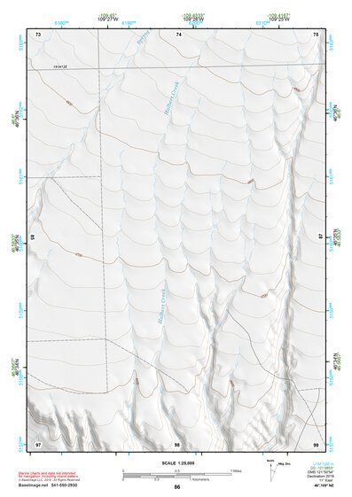 46109NE Page 86 Big Snowy Mountains Topo Preview 1