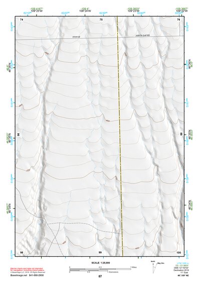 46109NE Page 87 Big Snowy Mountains Topo Preview 1