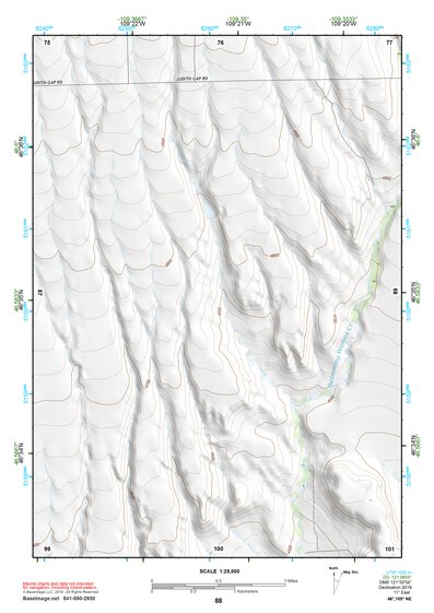 46109NE Page 88 Big Snowy Mountains Topo Preview 1