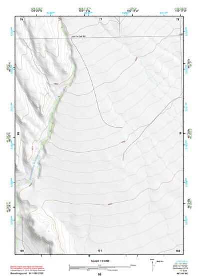 46109NE Page 89 Big Snowy Mountains Topo Preview 1