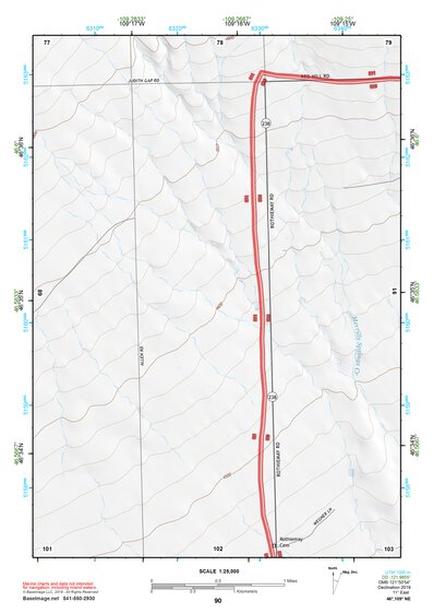 46109NE Page 90 Big Snowy Mountains Topo Preview 1