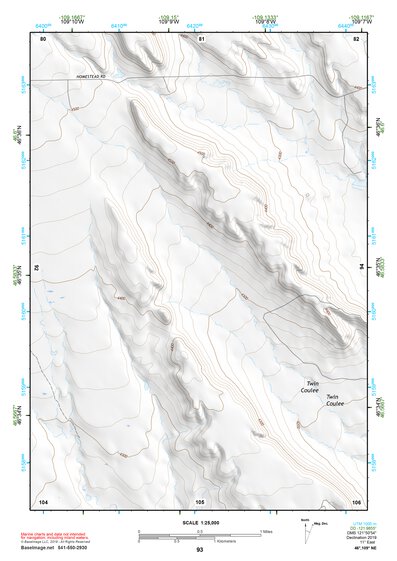 46109NE Page 93 Big Snowy Mountains Topo Preview 1