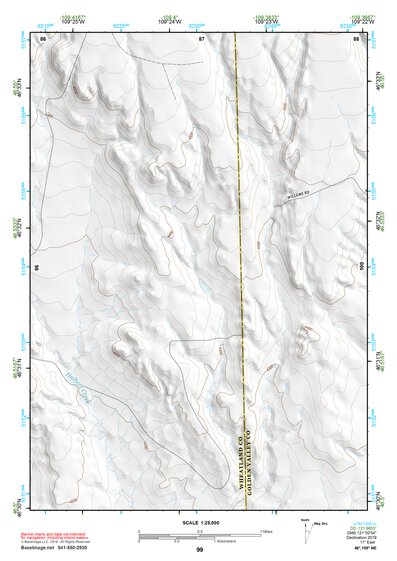 46109NE Page 99 Big Snowy Mountains Topo Preview 1