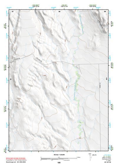 46109NE Page 100 Big Snowy Mountains Topo Preview 1