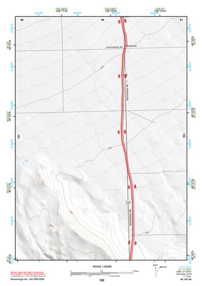 46109NE Page 102 Big Snowy Mountains Topo Preview 1