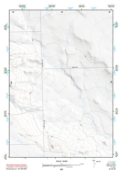 46109NE Page 107 Big Snowy Mountains Topo Preview 1