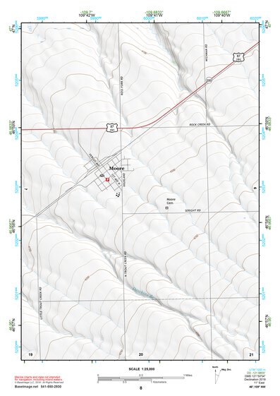 46109NW Page 8 Big Snowy Mountains Topo Preview 1