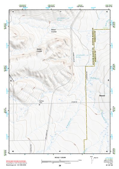 46109NW Page 29 Big Snowy Mountains Topo Preview 1