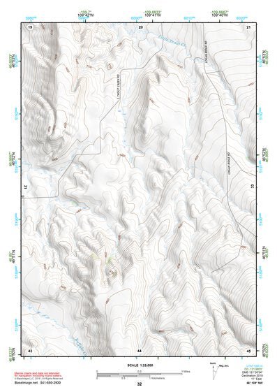 46109NW Page 32 Big Snowy Mountains Topo Preview 1