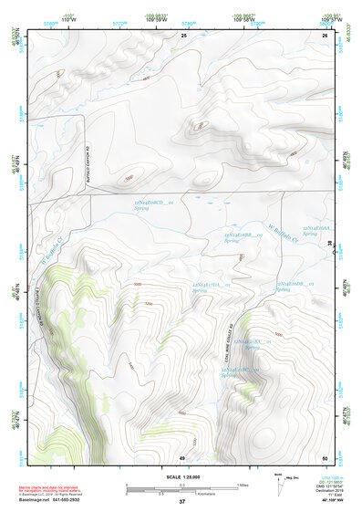 46109NW Page 37 Big Snowy Mountains Topo Preview 1