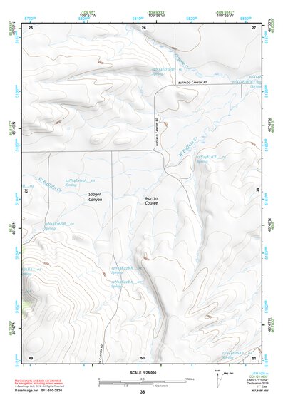 46109NW Page 38 Big Snowy Mountains Topo Preview 1