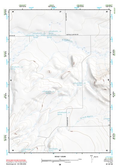 46109NW Page 39 Big Snowy Mountains Topo Preview 1