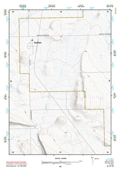 46109NW Page 41 Big Snowy Mountains Topo Preview 1