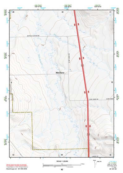 46109NW Page 42 Big Snowy Mountains Topo Preview 1