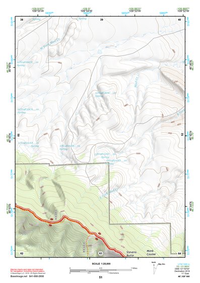 46109NW Page 51 Big Snowy Mountains Topo Preview 1