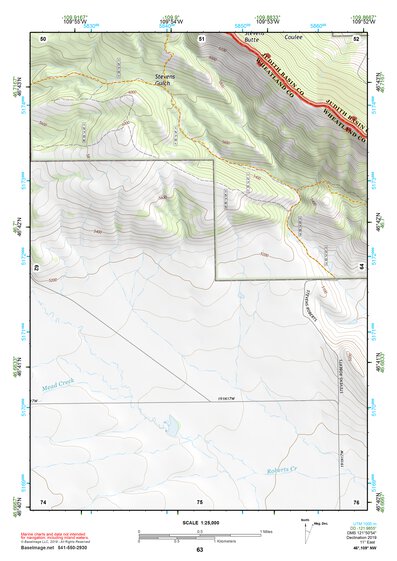 46109NW Page 63 Big Snowy Mountains Topo Preview 1