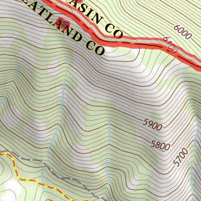 46109NW Page 64 Big Snowy Mountains Topo Preview 3