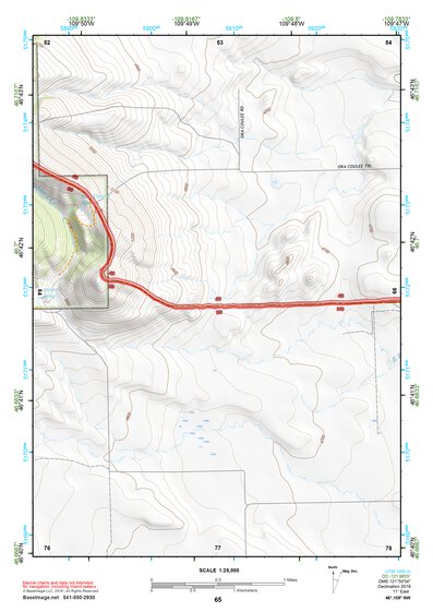 46109NW Page 65 Big Snowy Mountains Topo Preview 1