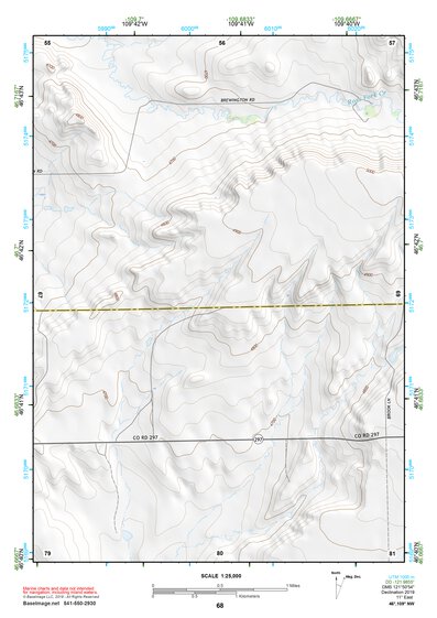 46109NW Page 68 Big Snowy Mountains Topo Preview 1