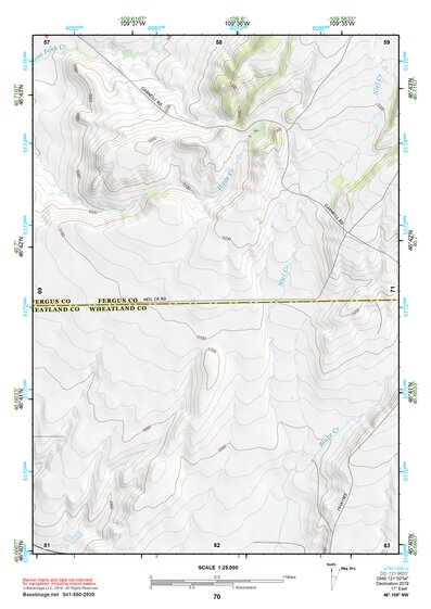 46109NW Page 70 Big Snowy Mountains Topo Preview 1