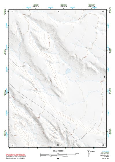 46109NW Page 74 Big Snowy Mountains Topo Preview 1