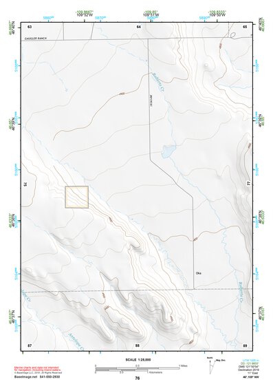 46109NW Page 76 Big Snowy Mountains Topo Preview 1