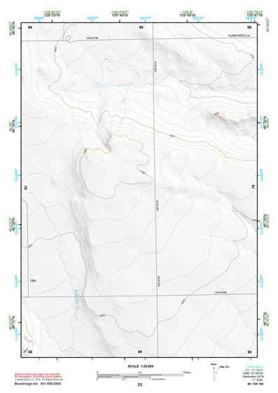 46109NW Page 77 Big Snowy Mountains Topo Preview 1
