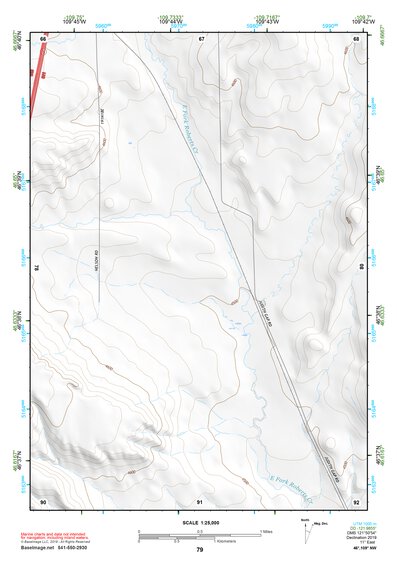 46109NW Page 79 Big Snowy Mountains Topo Preview 1
