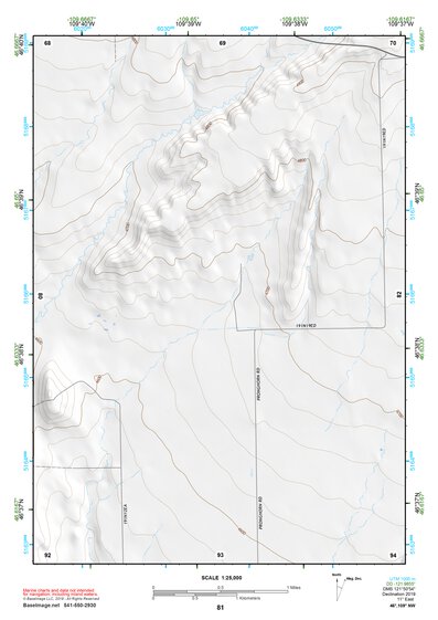 46109NW Page 81 Big Snowy Mountains Topo Preview 1