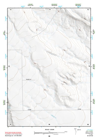 46109NW Page 86 Big Snowy Mountains Topo Preview 1