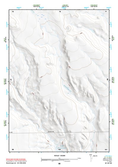 46109NW Page 88 Big Snowy Mountains Topo Preview 1