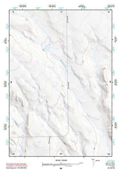 46109NW Page 89 Big Snowy Mountains Topo Preview 1