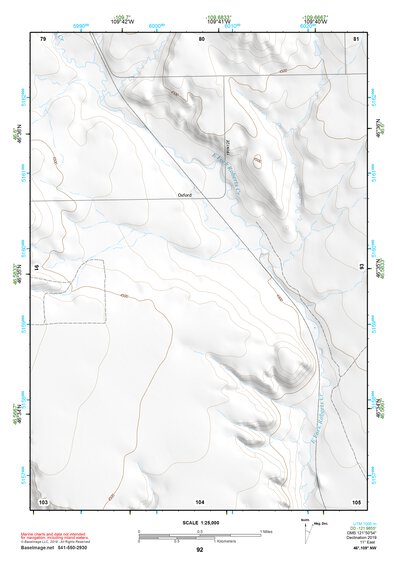 46109NW Page 92 Big Snowy Mountains Topo Preview 1