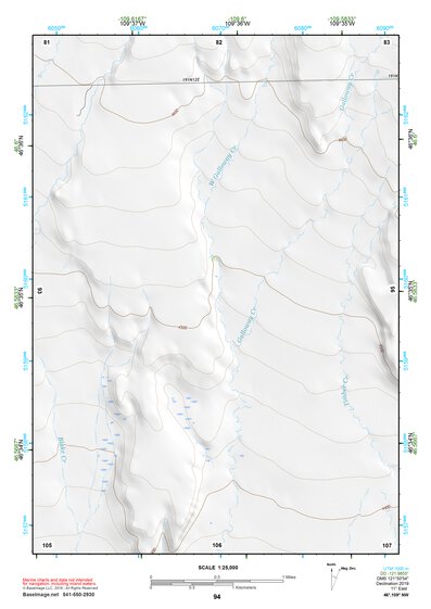 46109NW Page 94 Big Snowy Mountains Topo Preview 1