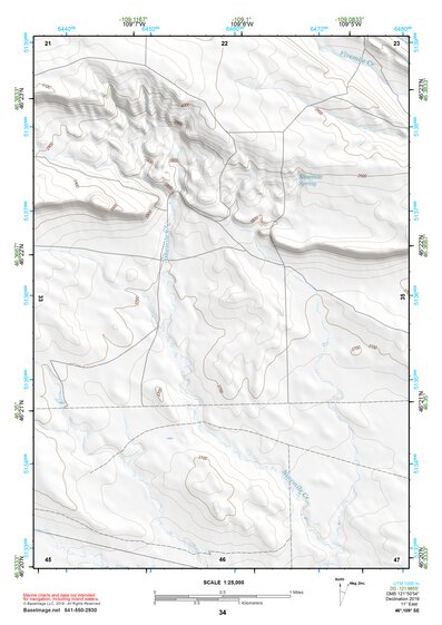 46109SE Page 34 Harlowton Topo Preview 1