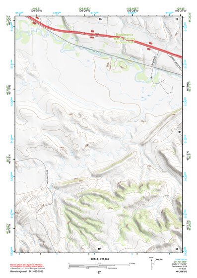 46109SE Page 37 Harlowton Topo Preview 1