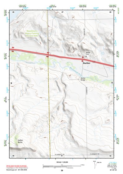 46109SE Page 39 Harlowton Topo Preview 1