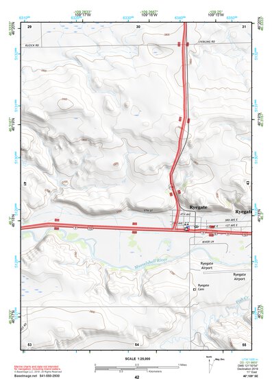 46109SE Page 42 Harlowton Topo Preview 1