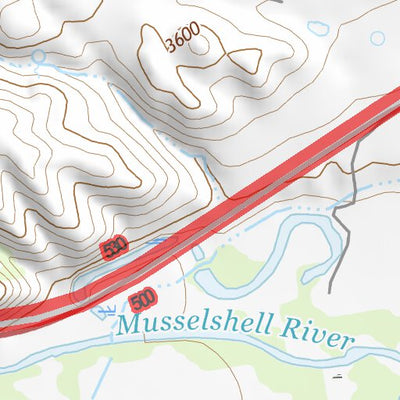 46109SE Page 48 Harlowton Topo Preview 2