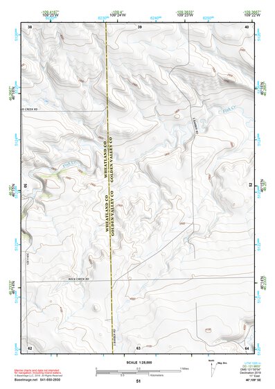 46109SE Page 51 Harlowton Topo Preview 1