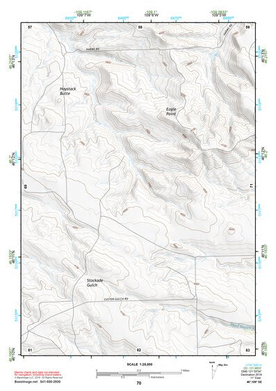 46109SE Page 70 Harlowton Topo Preview 1